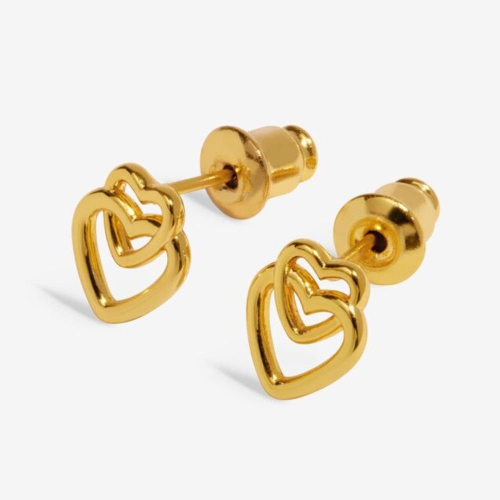 Joma Jewllery Mother's Day Earring Box 'Happy Mother's Day' Stud Earrings - Gold Plated - Old Railway Line Garden Centre