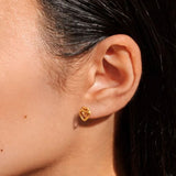 Joma Jewllery Mother's Day Earring Box 'Happy Mother's Day' Stud Earrings - Gold Plated - Old Railway Line Garden Centre