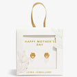 Joma Jewllery Mother's Day Earring Box 'Happy Mother's Day' Stud Earrings - Gold Plated - Old Railway Line Garden Centre