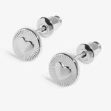 Joma Jewllery Mother's Day Earring Box 'Wonderful Mum' Stud Earrings - Silver Plated - Old Railway Line Garden Centre