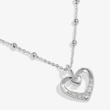 Joma Jewllery Mother's Day Necklace A Little 'Happy Mother's Day' Necklace - Silver Plated - Old Railway Line Garden Centre