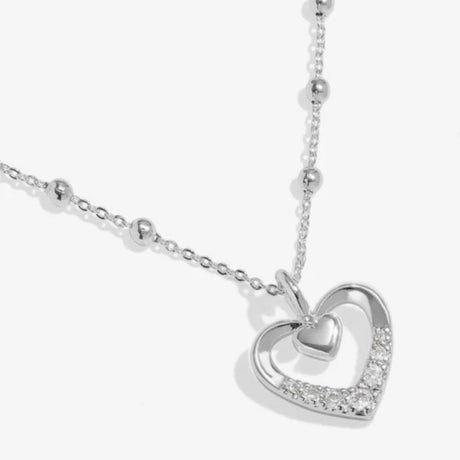 Joma Jewllery Mother's Day Necklace A Little 'Happy Mother's Day' Necklace - Silver Plated - Old Railway Line Garden Centre