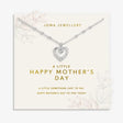 Joma Jewllery Mother's Day Necklace A Little 'Happy Mother's Day' Necklace - Silver Plated - Old Railway Line Garden Centre