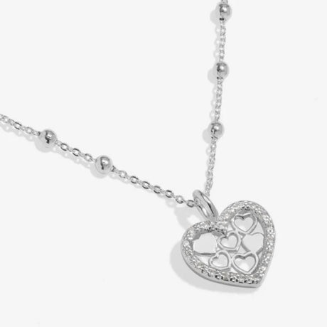 Joma Jewllery Mother's Day Necklace A Little 'Just For You Mum' Necklace - Silver Plated - Old Railway Line Garden Centre