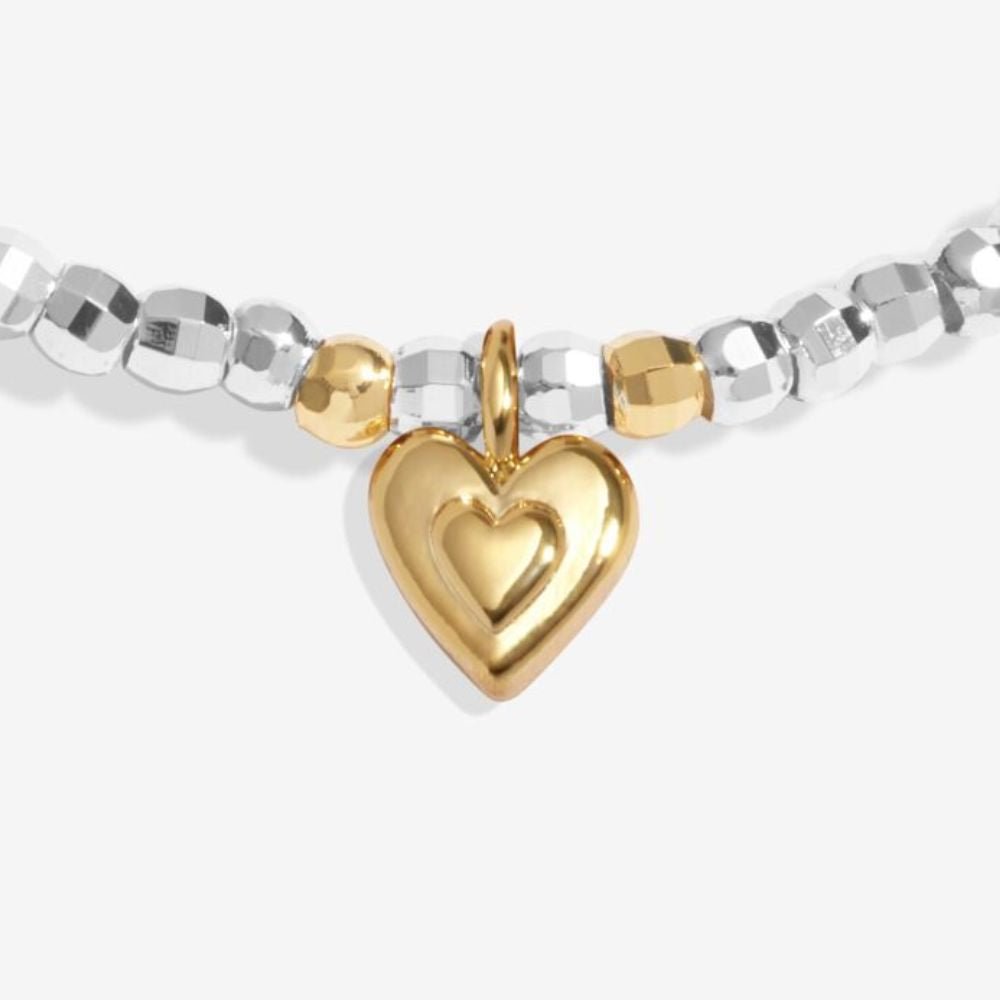 Joma Jewllery Sparkle Confetti A Little 'Beautiful Bride' Bracelet - Silver & Gold Plated - Old Railway Line Garden Centre