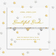 Joma Jewllery Sparkle Confetti A Little 'Beautiful Bride' Bracelet - Silver & Gold Plated - Old Railway Line Garden Centre