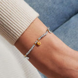 Joma Jewllery Sparkle Confetti A Little 'Will You Be My Bridesmaid' Bracelet - Silver & Gold Plated - Old Railway Line Garden Centre