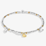 Joma Jewllery Sparkle Confetti A Little 'Will You Be My Bridesmaid' Bracelet - Silver & Gold Plated - Old Railway Line Garden Centre