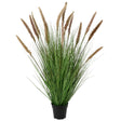 Kaemingk 110cm Artificial Pampus Plant and Pot - Old Railway Line Garden Centre