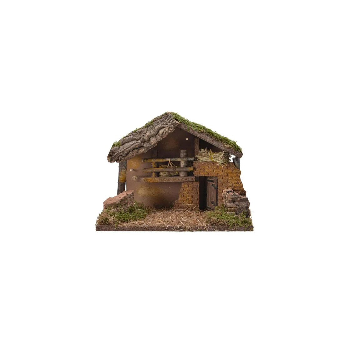 Kaemingk 21cm LED Traditional Nativity House