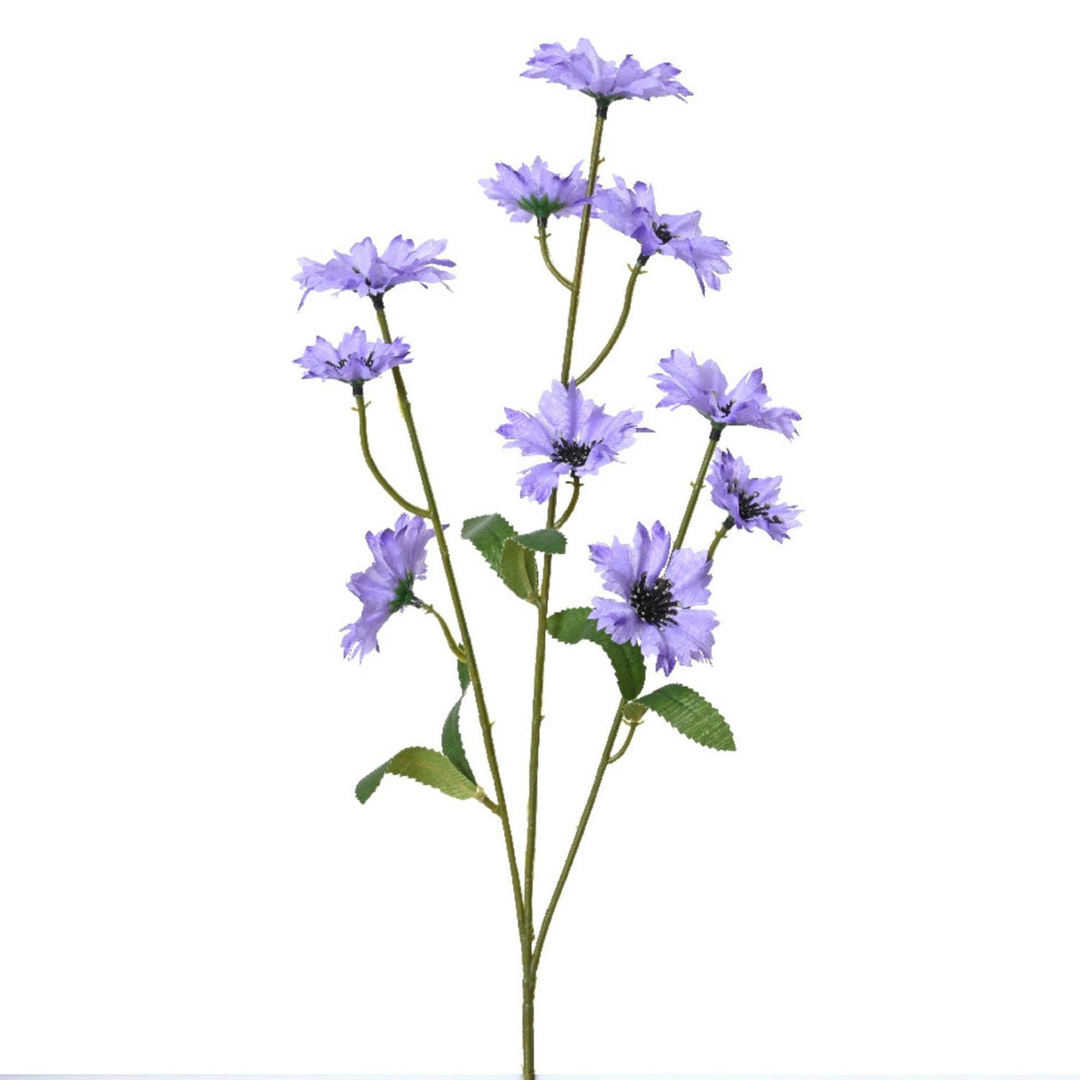 Kaemingk 55cm Artificial Cornflower On Stem - Purple - Old Railway Line Garden Centre