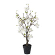 Kaemingk 80cm Artificial Cherry Blossom Cherry Tree in Pot - White - Old Railway Line Garden Centre