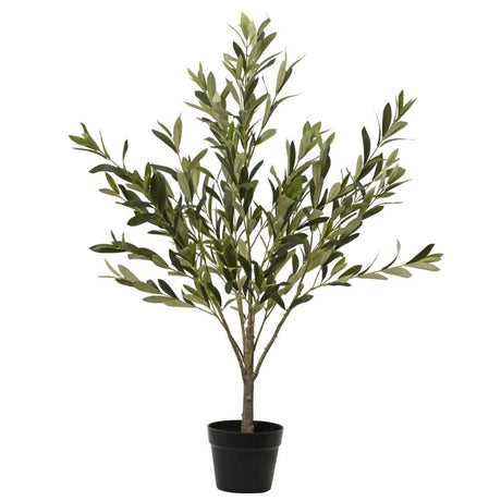 Kaemingk Artificial Polyester Olive Tree in Plastic Pot - Old Railway Line Garden Centre