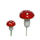 Kaemingk Red Mushrooms on a Wire (Choice of 2)