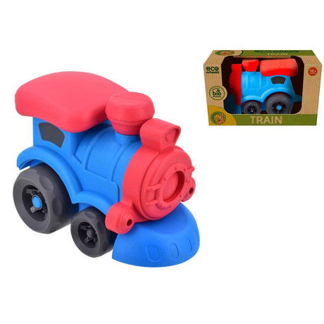 Kandy Toys 16cm Bio Plastic Eco Wheels Train - Old Railway Line Garden Centre