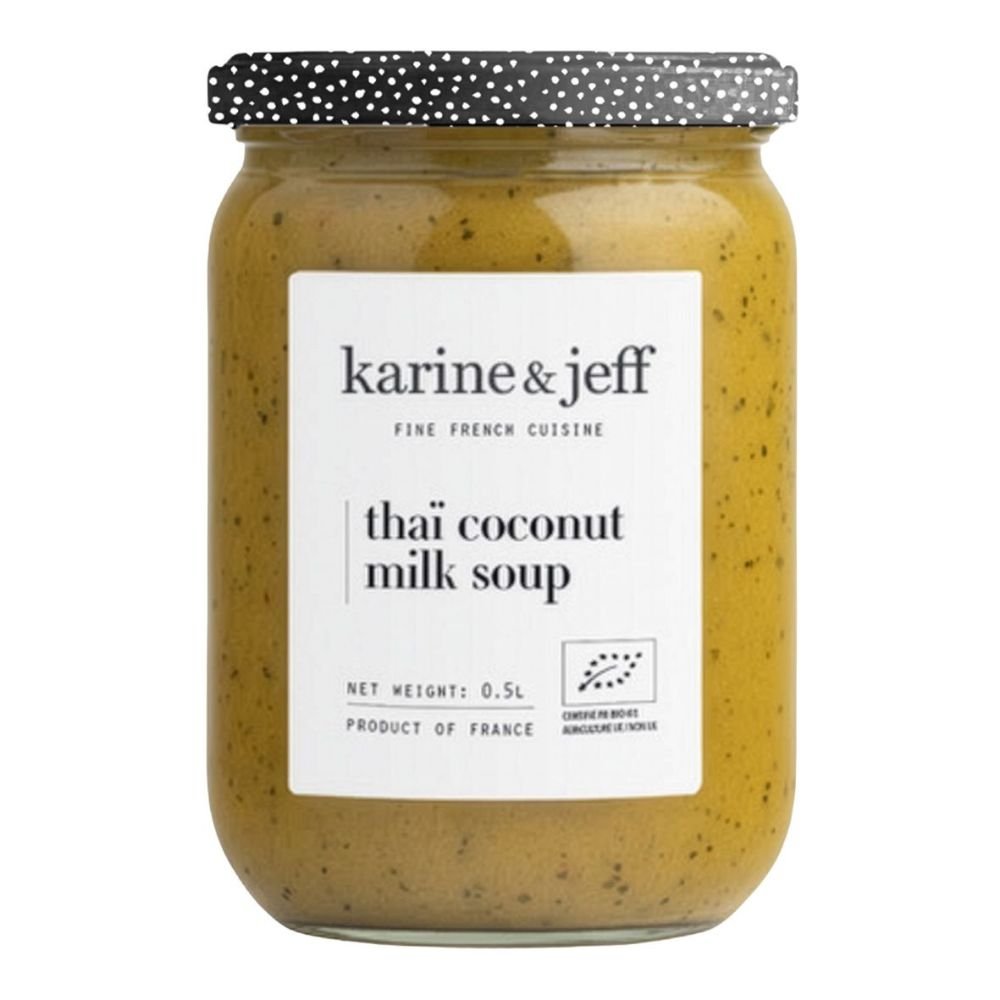 Karine & Jeff 500ml Organic Thaï Coconut Milk Soup - Old Railway Line Garden Centre