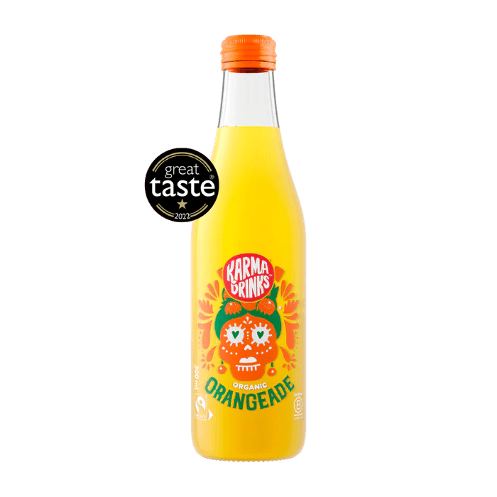 Karma 300ml Orangeade Glass Bottle - Old Railway Line Garden Centre