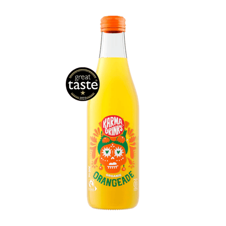 Karma 300ml Orangeade Glass Bottle - Old Railway Line Garden Centre