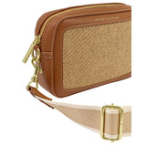 Katie Loxton Avery Raffia Small Crossbody Bag - Cognac - Old Railway Line Garden Centre