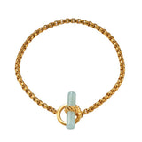 Katie Loxton Azura Waterproof T-Bar Bracelet - Gold - Old Railway Line Garden Centre