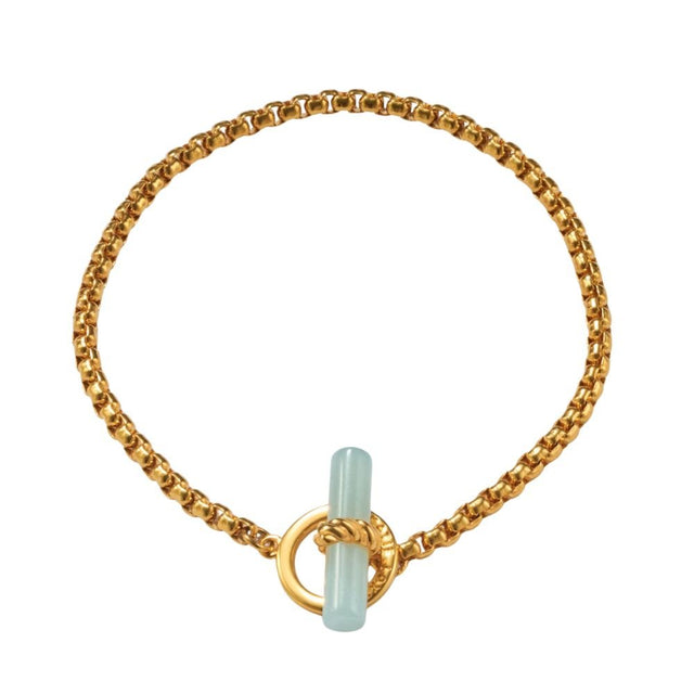 Katie Loxton Azura Waterproof T-Bar Bracelet - Gold - Old Railway Line Garden Centre