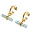 Katie Loxton Azura Waterproof T-Bar Hoop Earrings - Gold - Old Railway Line Garden Centre