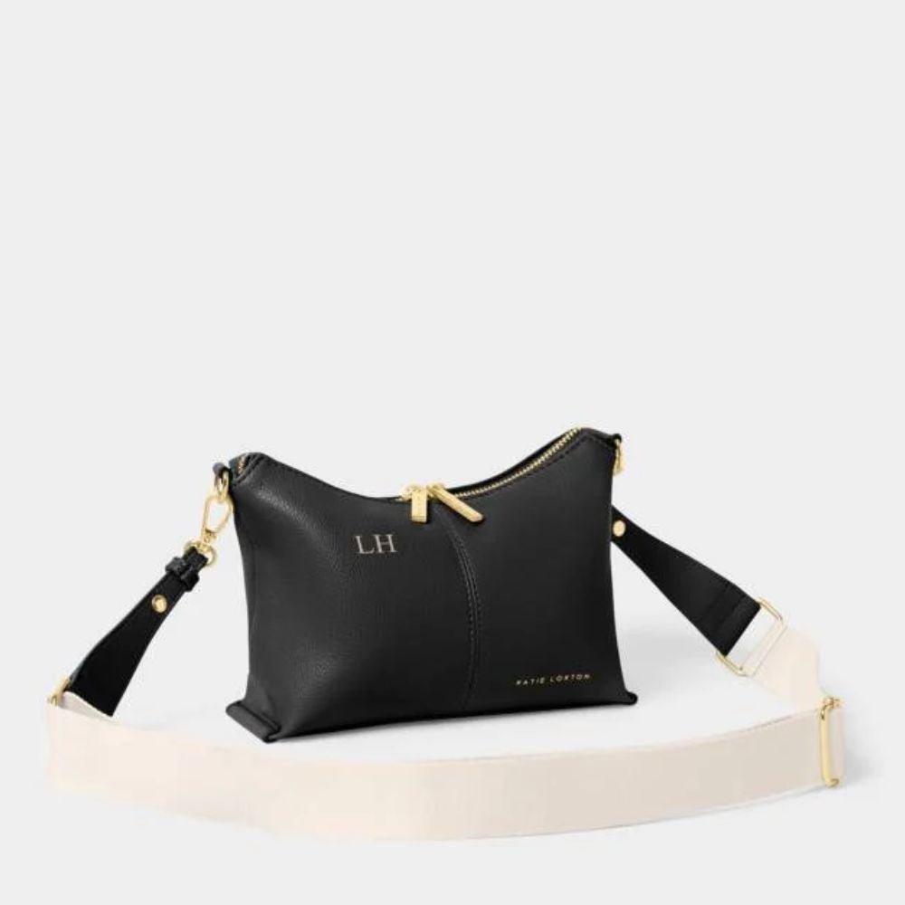 Katie Loxton Black Laila Crossbody Bag - Old Railway Line Garden Centre