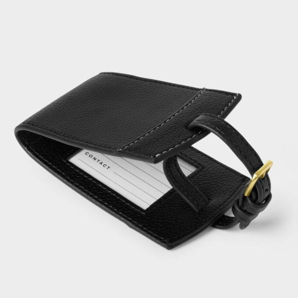 Katie Loxton Black Luggage Tag - Old Railway Line Garden Centre