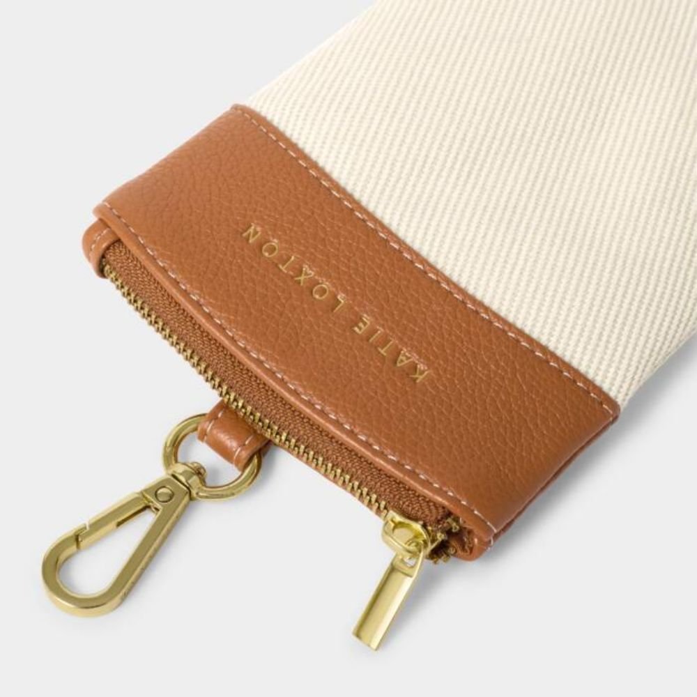 Katie Loxton Canvas Clip - On Sunglasses Case - Old Railway Line Garden Centre
