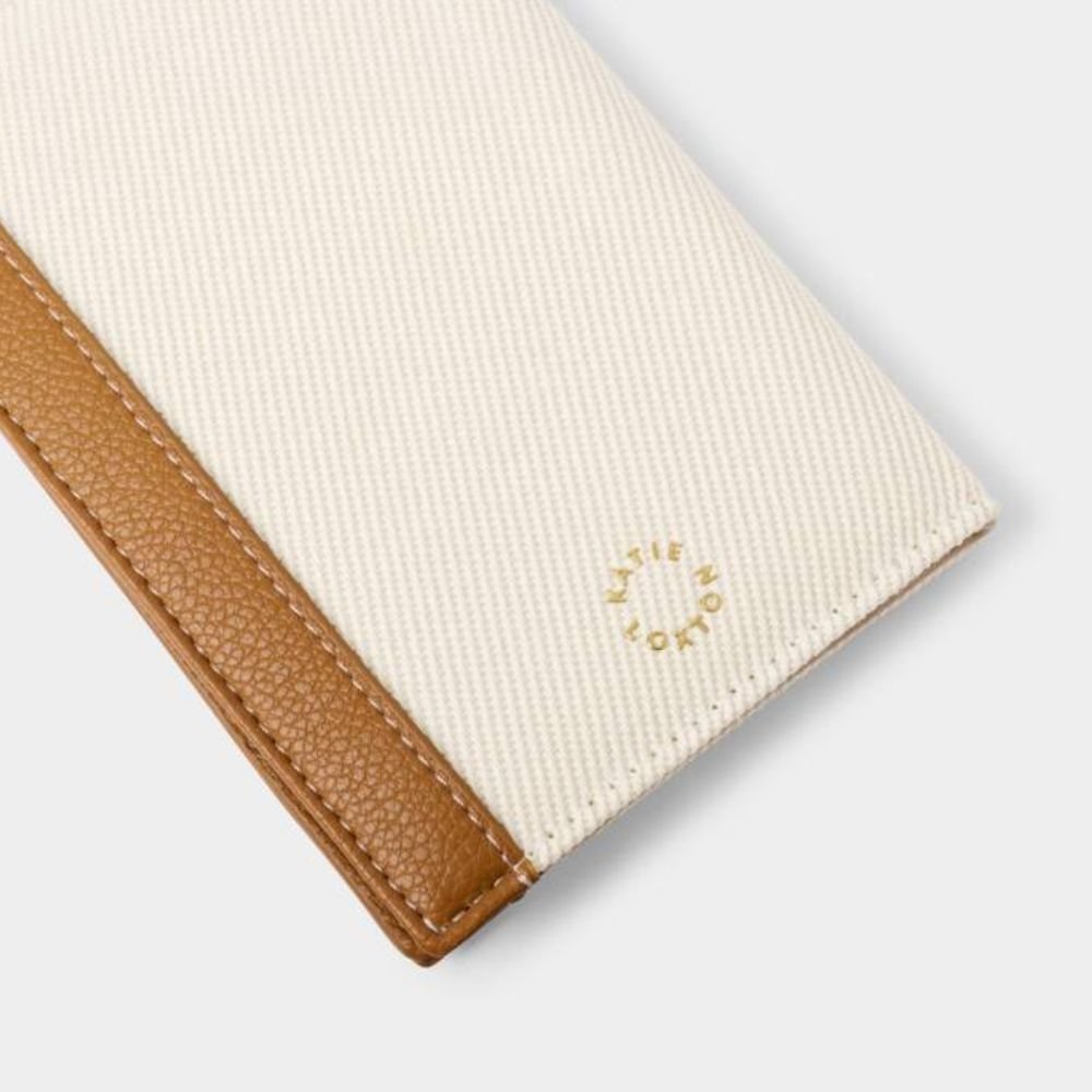 Katie Loxton Canvas & Cognac Passport Cover - Old Railway Line Garden Centre