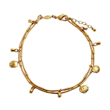 Katie Loxton Cochellia Waterproof Anklet - Gold - Old Railway Line Garden Centre