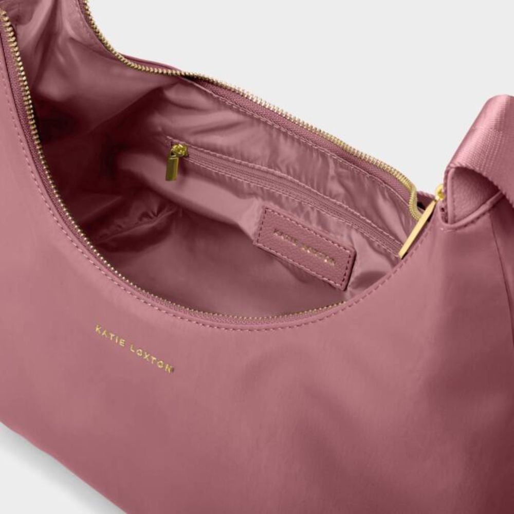 Katie Loxton Deep Rose Nylon - Luxe Sling Shoulder Bag - Old Railway Line Garden Centre