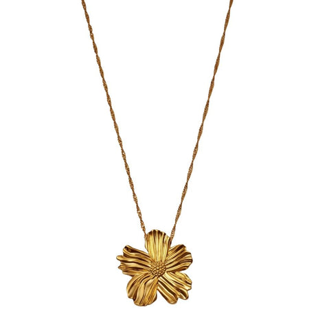 Katie Loxton Floramour Waterproof Necklace - Gold - Old Railway Line Garden Centre