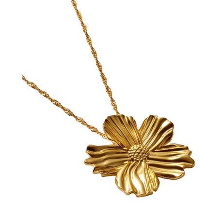 Katie Loxton Floramour Waterproof Necklace - Gold - Old Railway Line Garden Centre