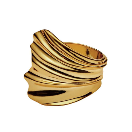 Katie Loxton Floramour Waterproof Ring - Gold - Large - Old Railway Line Garden Centre