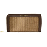 Katie Loxton Florence Raffia Purse - Chocolate - Old Railway Line Garden Centre