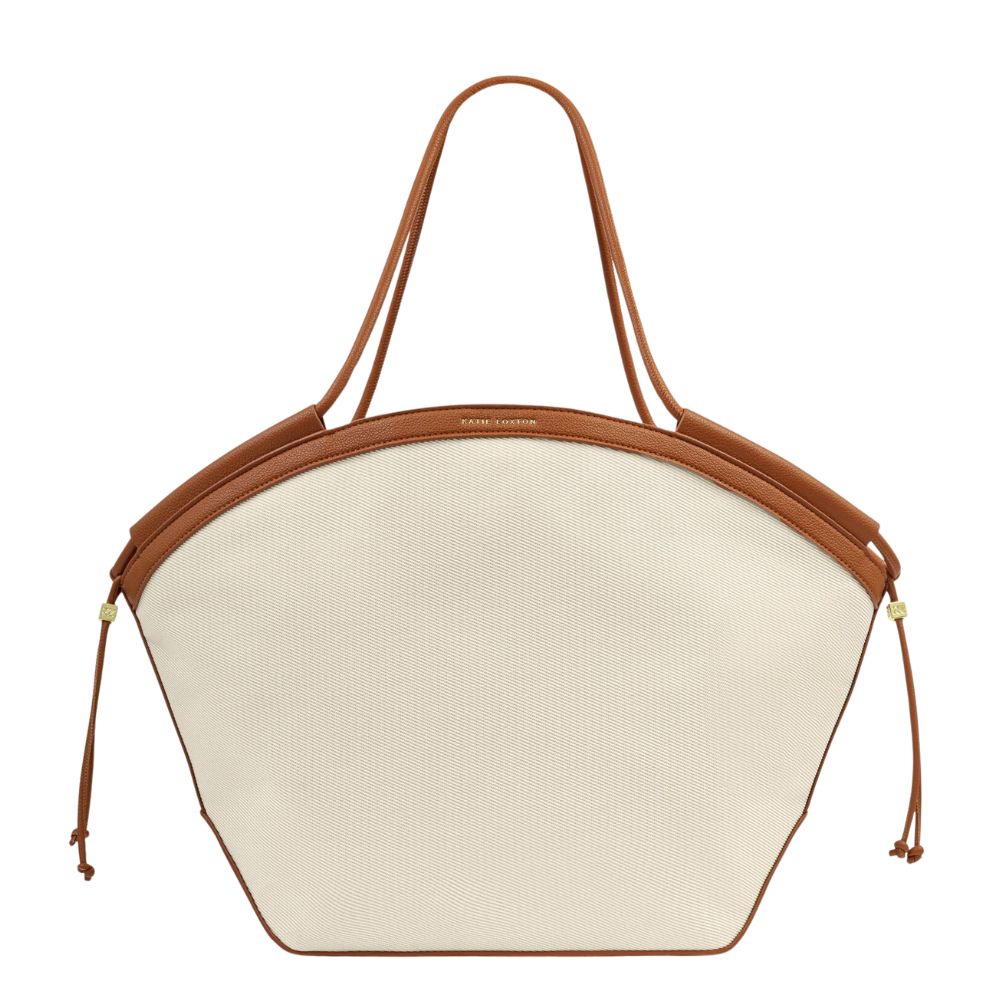 Katie Loxton Florence Raffia Tote Bag - Cognac