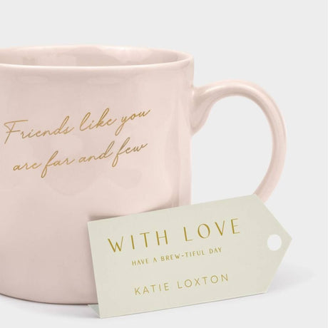 Katie Loxton 'Friends Like You Are Far & Few' Gift Bow Mug - Old Railway Line Garden Centre
