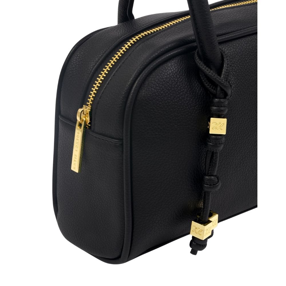 Katie Loxton Hadley Bowling Handbag - Black - Old Railway Line Garden Centre