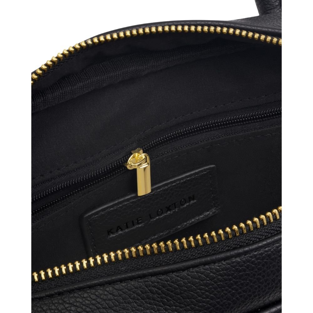 Katie Loxton Hadley Bowling Handbag - Black - Old Railway Line Garden Centre