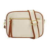 Katie Loxton Hallie Canvas Crossbody Bag - Cognac - Old Railway Line Garden Centre