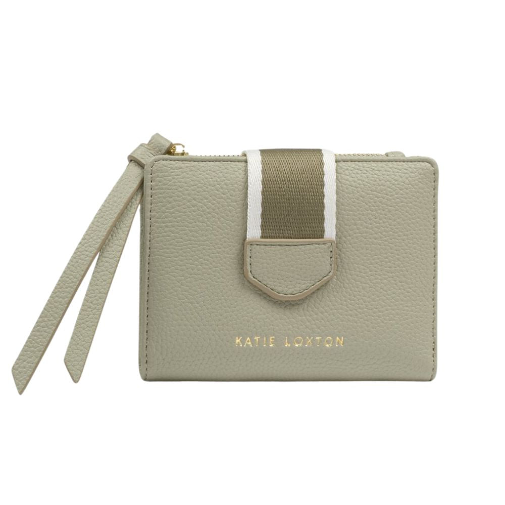 Katie Loxton Canvas Strap Hallie Purse - Green Mist