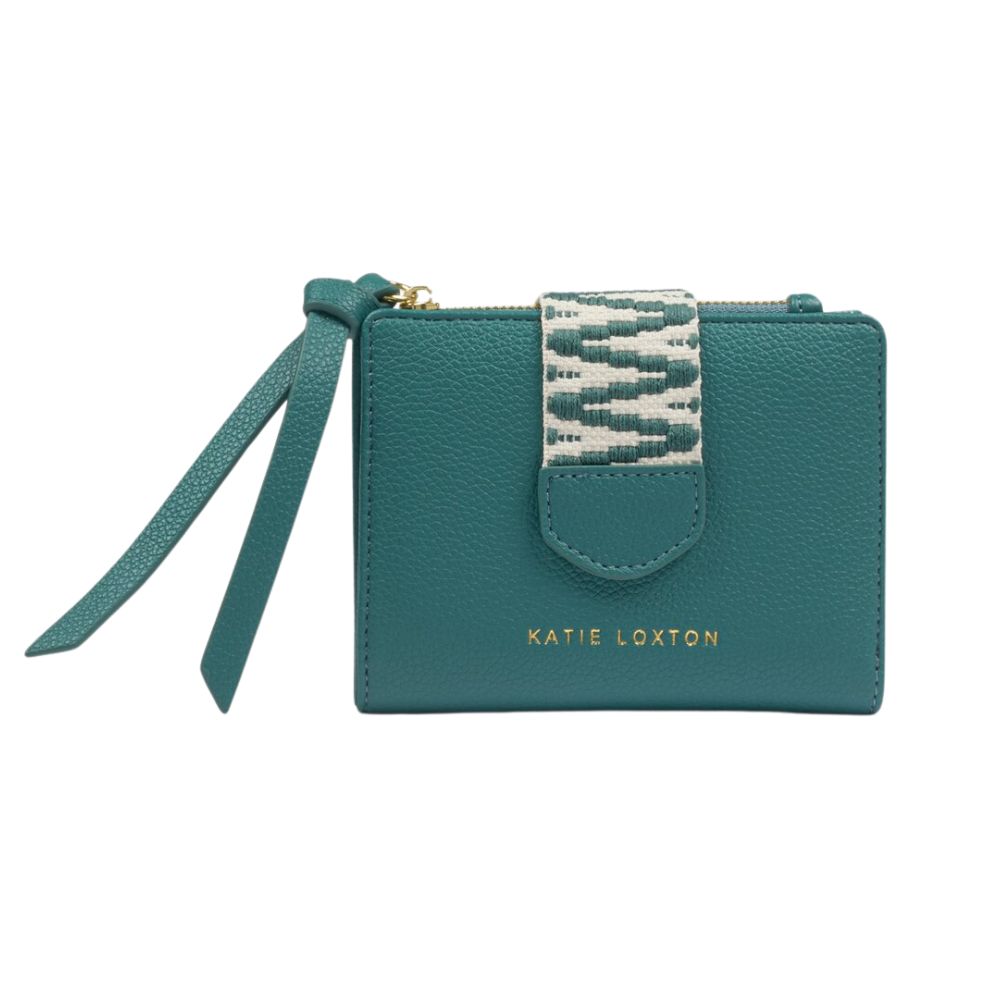 Katie Loxton Canvas Strap Hallie Purse - Teal