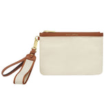 Katie Loxton Hallie Canvas Wristlet Pouch - Cognac