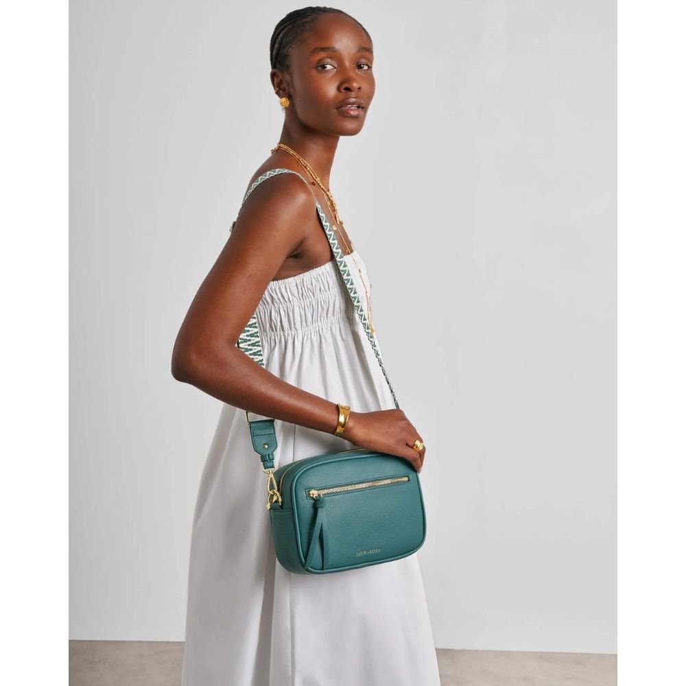 Katie Loxton Hallie Crossbody Bag - Teal - Old Railway Line Garden Centre