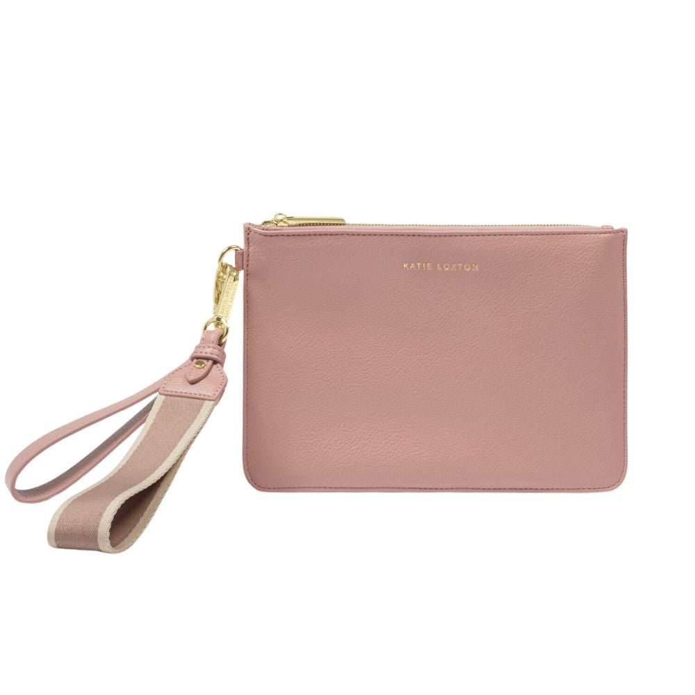Katie Loxton Hallie Wristlet Pouch - Pink Heather - Old Railway Line Garden Centre
