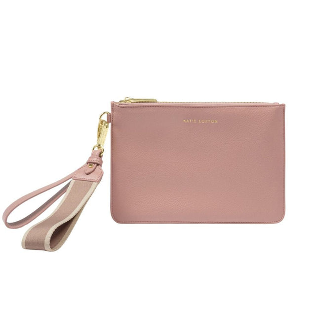 Katie Loxton Hallie Wristlet Pouch - Pink Heather - Old Railway Line Garden Centre