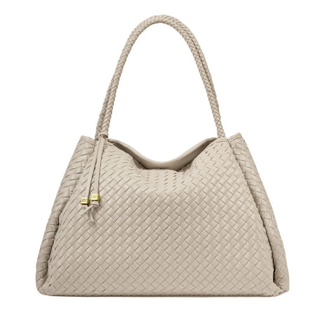 Katie Loxton Large Nova Hand Woven Tote Bag - Oyster - Old Railway Line Garden Centre