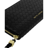Katie Loxton Large Nova Woven Texture Purse - Black