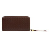 Katie Loxton Large Nova Woven Texture Purse - Chocolate